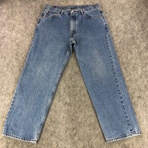 Levis 550 Relaxed Fit Jeans Mens 38x30 (Actual 36x29) Blue Mid Rise Denim Pants